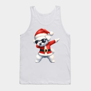 Christmas Bichon Frise Dog Dabbing Dance Tank Top